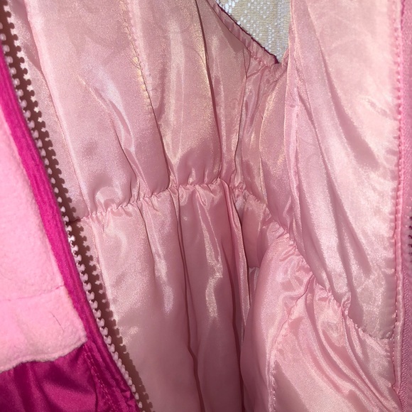 ZERO POSUR-NWOT-2 TONE PINK SNOWSUIT W/JKT - Picture 6 of 9